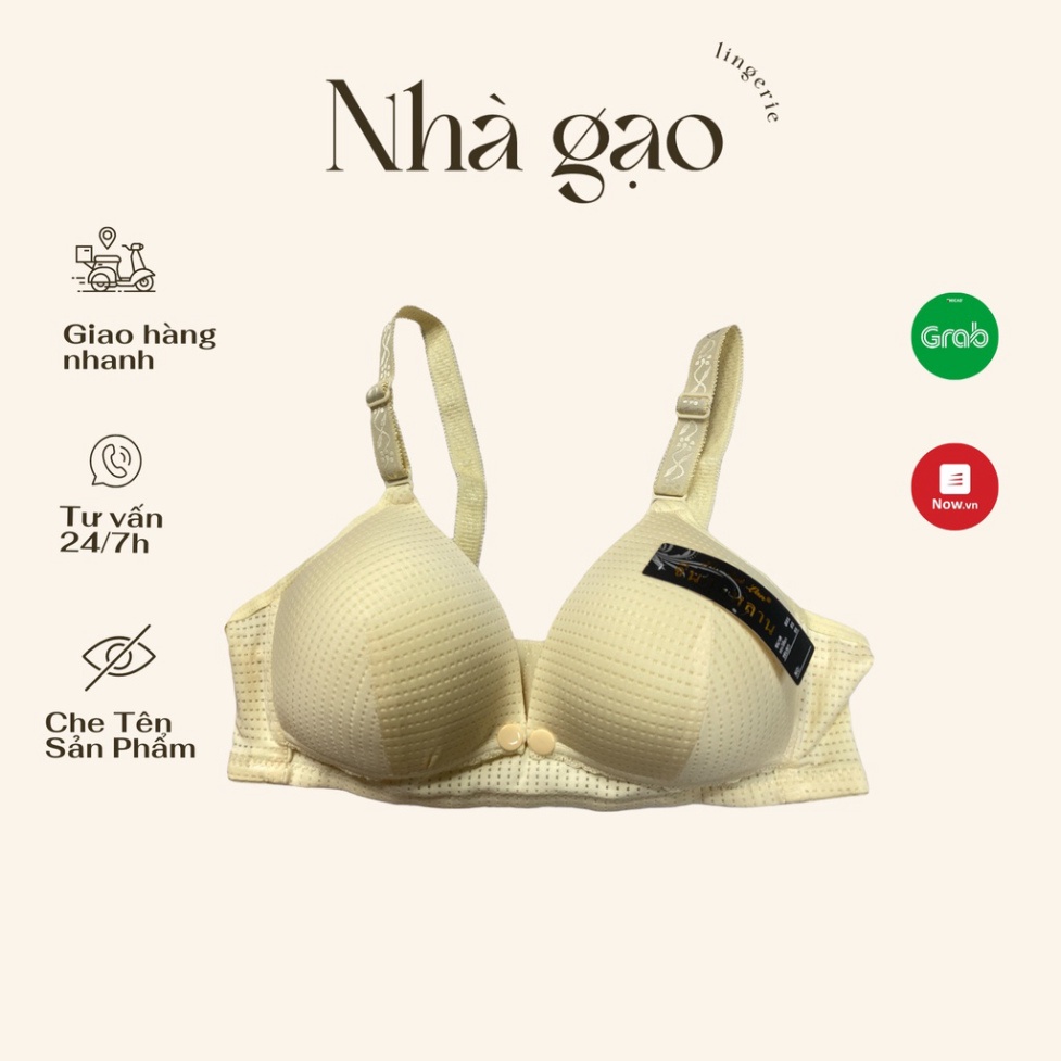 Áo Lót - Áo Ngực Bà Bầu k gọng thông hơi có khuya bấm trước Chống chảy xệ