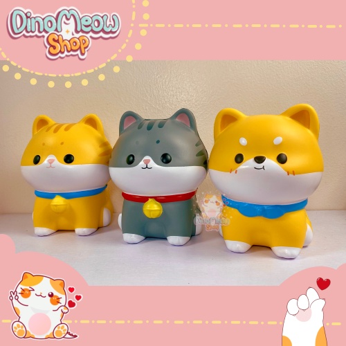 Squishy cún Shiba siêu đáng yêu, mềm, chậm tăng