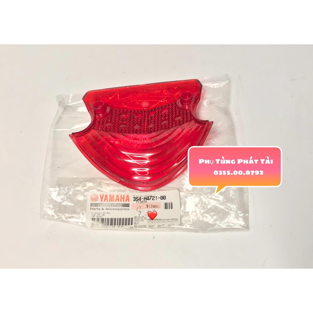 Nắp Chụp Đèn Hậu Đỏ Sirius Chính Hãng Yamaha