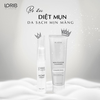 Combo Kem mụn, Sữa rửa mặt Lori B