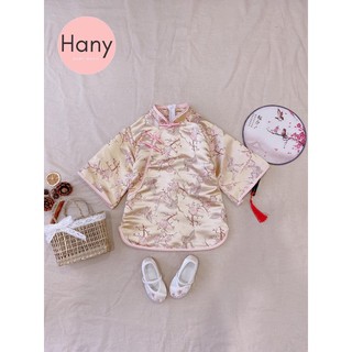 [Hany Baby] Váy Sườn Xám Tay Lửng ( Hàng Thiết Kế Độc Quyền )
