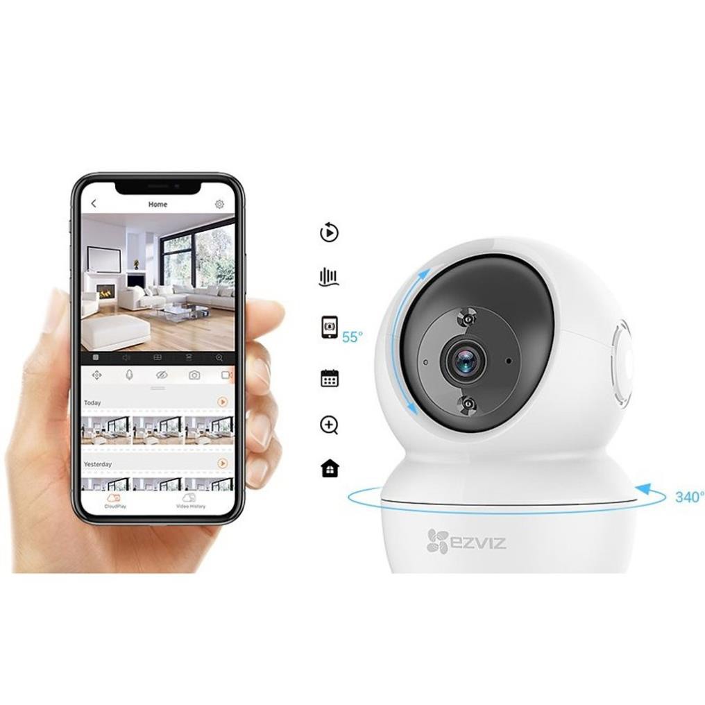 Camera Wifi dòng P/T EZVIZ_C6N 1080P/ Thẻ nhớ ONVIZ PRO A1 32/64G - Hàng chính hãng