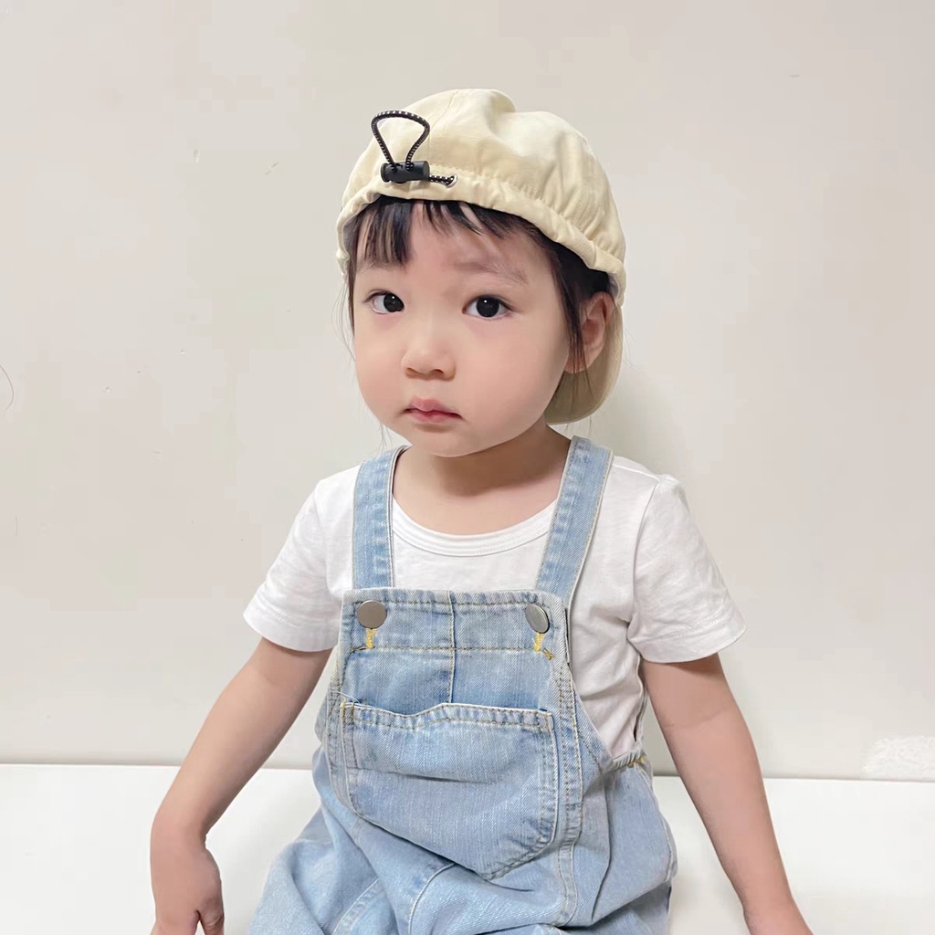 Mũ lưỡi trai thêu chữ đơn giản thời trang cho mẹ và bé