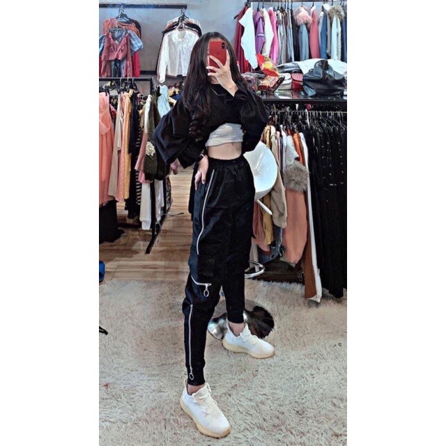 [RẺ VÔ ĐỊCH] Quần Jogger Kaki Túi Hộp Phối Khóa Dài Unisex Hot Hit | BigBuy360 - bigbuy360.vn