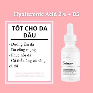 Tinh chất cấp ẩm The ordinary HA B5 30ml serum