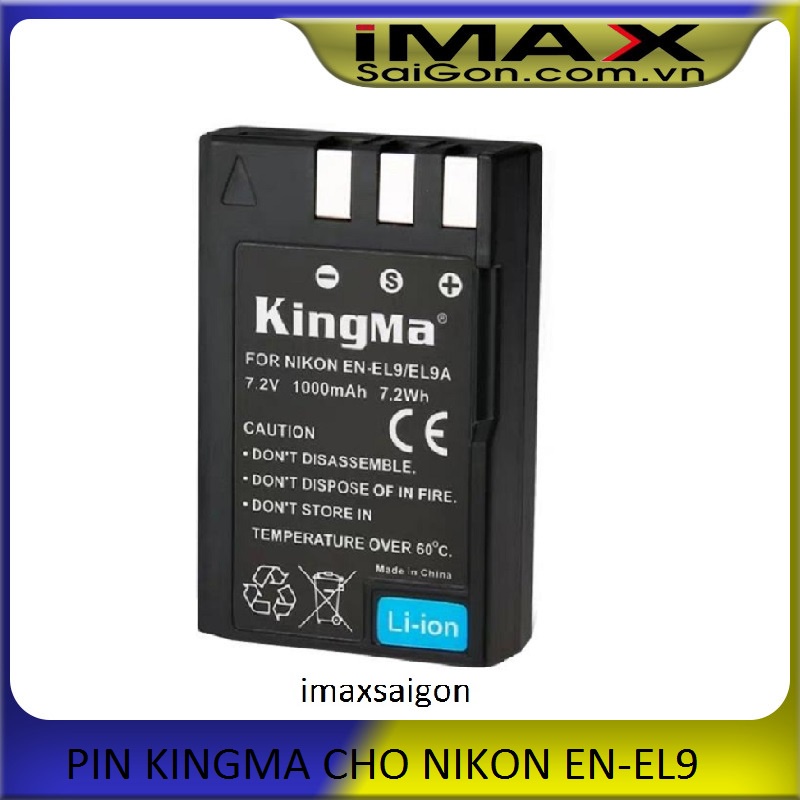 BỘ 2 PIN 1 SẠC ĐÔI KINGMA CHO NIKON EN-EL9