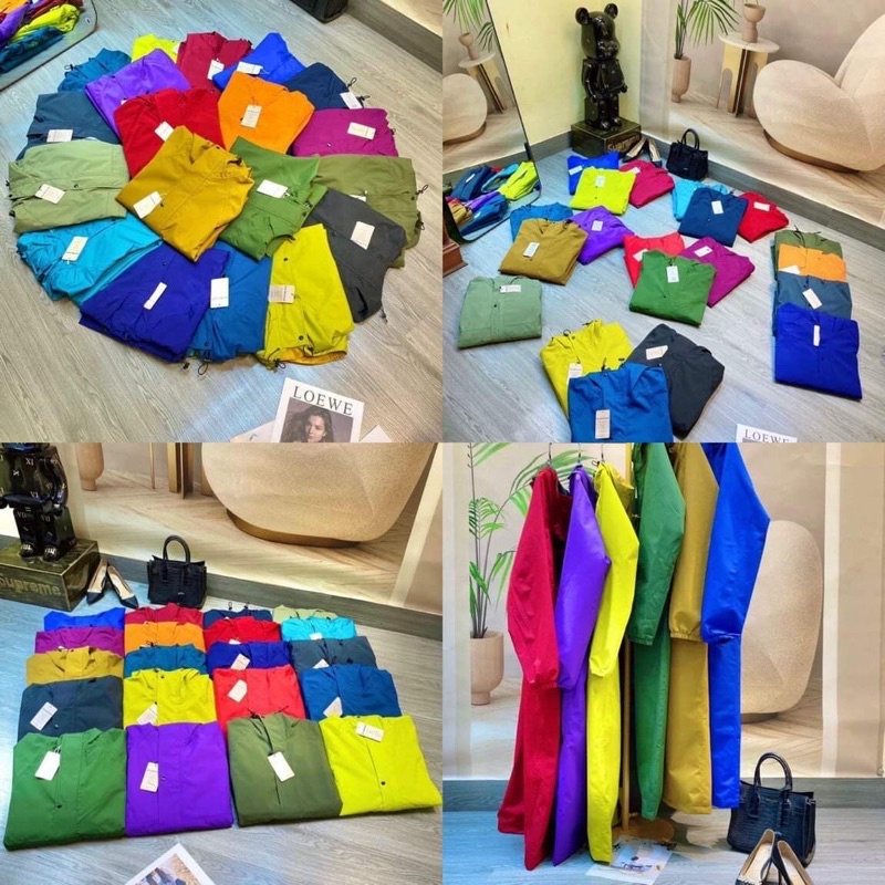 Áo mưa măng tô nữ một đầu PU 2 lớp thời trang cao cấp chống thấm chống gió lạnh - Ao mua mang to nu