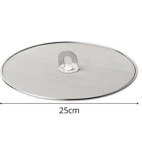 Nắp lưới đậy chảo chống văng dầu mỡ inox đủ size 25cm - 29cm - 33cm cao cấp