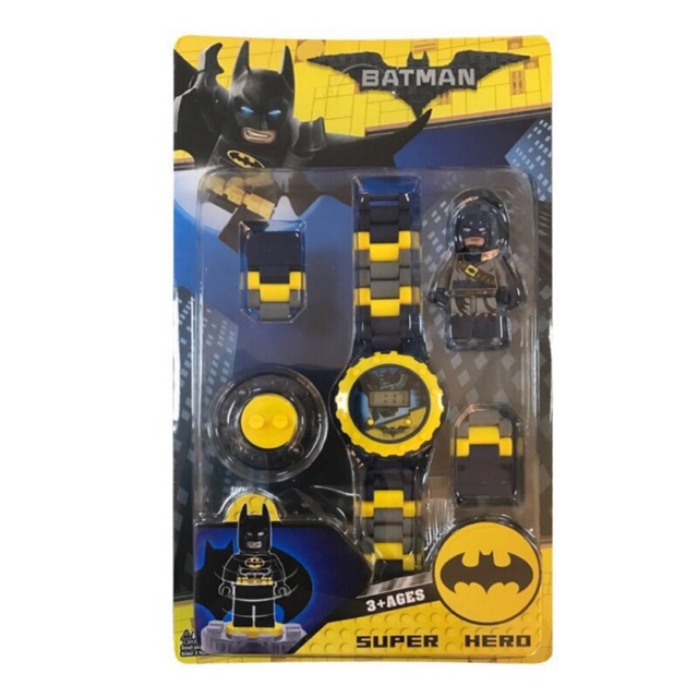 Đồng hồ lắp ráp lego cho bé trai và gái