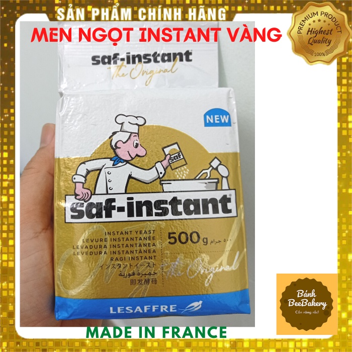 Men khô NGỌT Saf-Instant VÀNG / 500gr