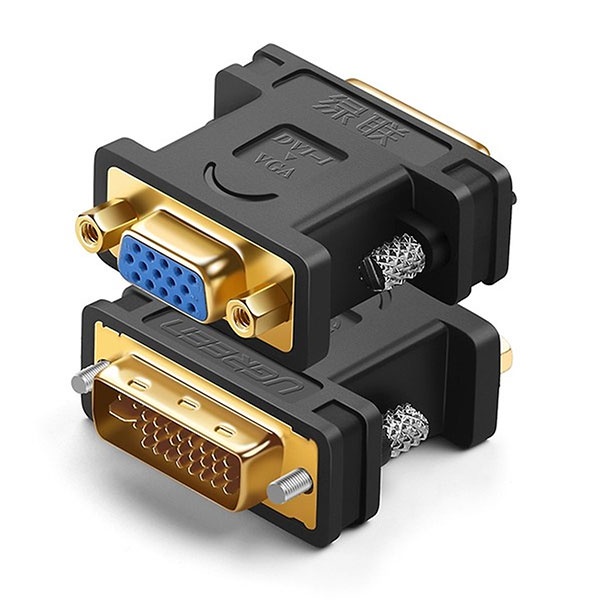 Đầu nối chuyển đổi ổ cắm DVI 24+5Pin sang VGA 15Pin