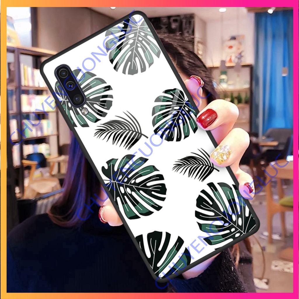 [HOT] Ốp điện thoại mặt kính cường lực họa tiết cá tính cho Samsung Galaxy A70 A50 A30 S9 S8 Plus Note 8 9