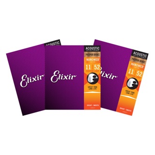 DÂY ĐÀN ACOUSTIC ELIXIR PHOSPHOR BRONZE 11-52 USA