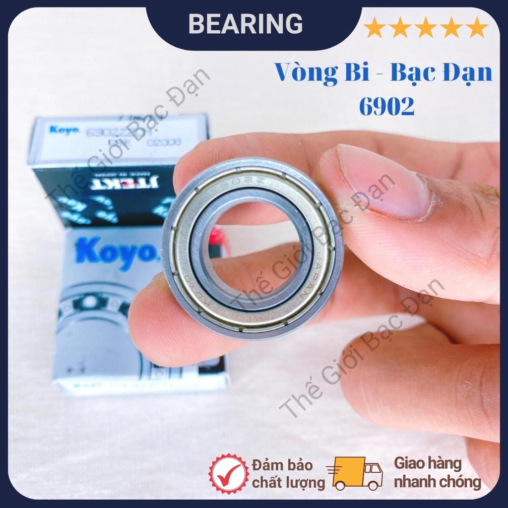 Vòng bi bạc đạn 6900, 6901, 6902, 6903, 6904, 6905, 6906 ZZCM KOYO - chất lượng cao-Thế Giới Bạc Đạn
