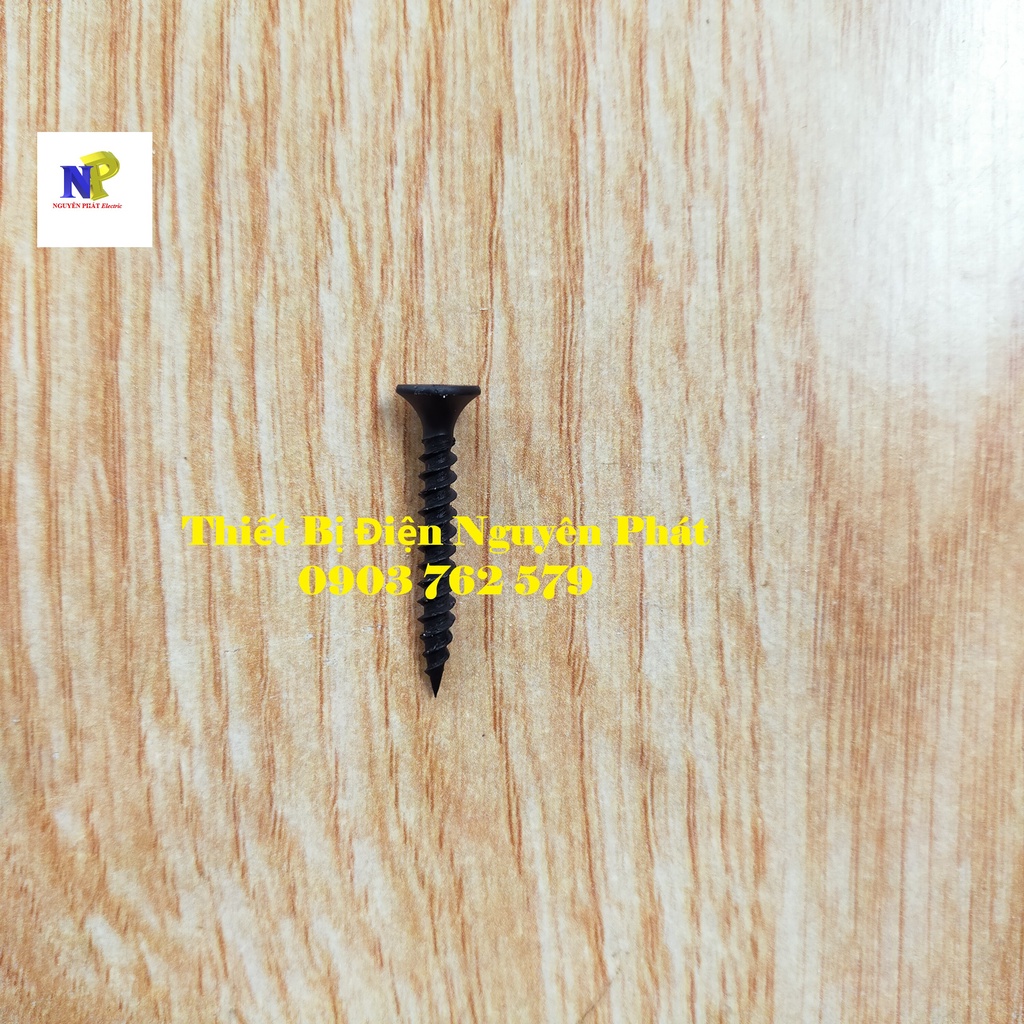 100 Gram Vít Đen Bắn  Gỗ, Thạch Cao, Nhựa