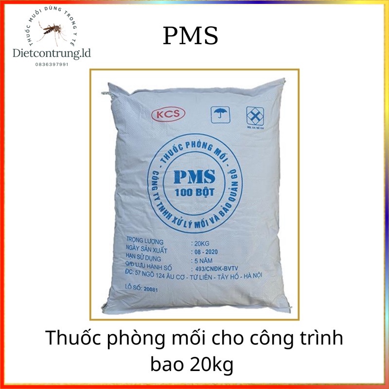 Thuốc trừ mối PMS 100 bao 20kg .