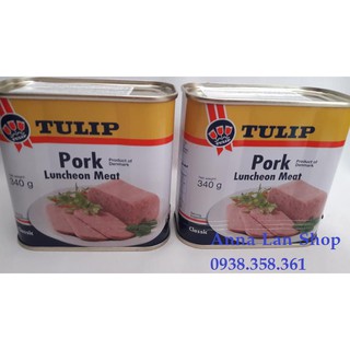 Thịt Heo hộp Tulip Pork Luncheon Meant - Đan Mạch (340g)