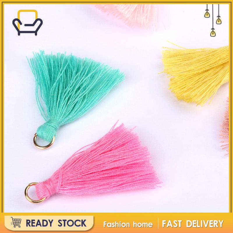 Set 100 Dây Tua Rua Lụa Treo Trang Trí Trang Sức DIY Happi2ness