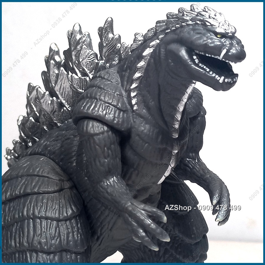 Mô Hình Khủng Long Godzilla Đen Xám - Cao 16cm