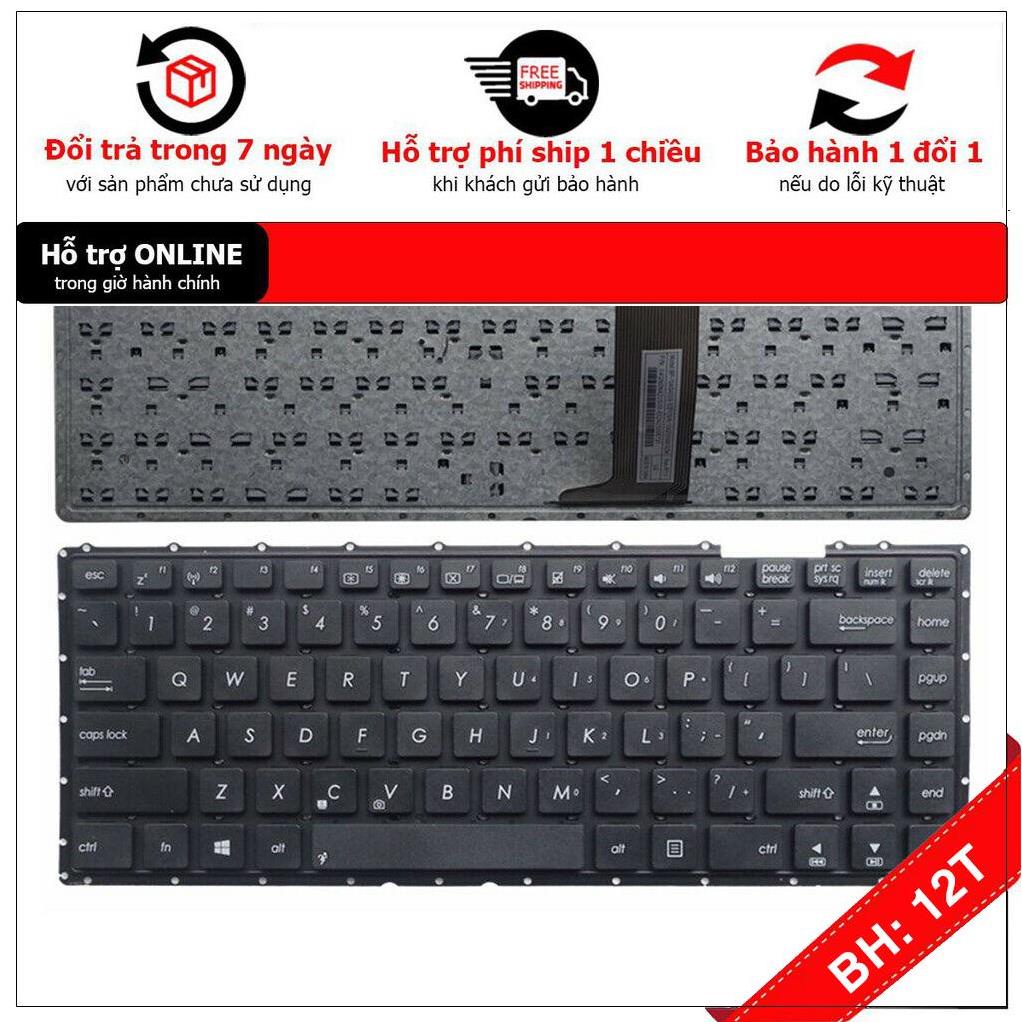 BH 12TH Bàn Phím Laptop Asus X403M A456U X453S X453 X454L X454LD X451 Hàng mới 100% Bảo Hành 12 Tháng
