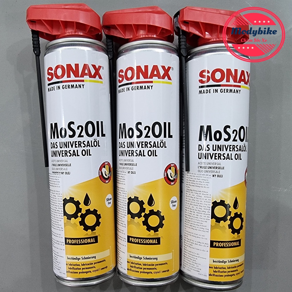 Dầu Chống Rỉ Sét, Chống Ăn Mòn Bảo Vệ Khoang Động Cơ Sonax Mos2Oil 400ml