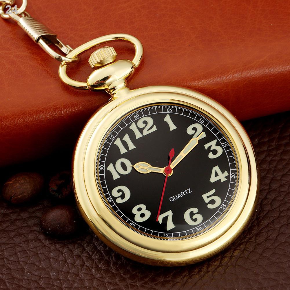 Đồng hồ bỏ túi kỹ thuật số lớn phát sáng mạnh mẽ cổ điển không có nắp che những người đàn ông và phụ nữ cũ sinh v