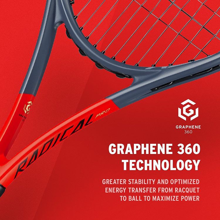 Vợt tennis HEAD Graphene 360 Radical MP Lite | 270g, 98 in2 (tặng dây và quấn cán HEAD)