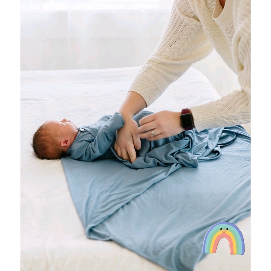 Quấn chũn minh đức kèm mũ thần thánh cho bé ngủ ngon, quấn chũn cho bé sơ sinh hàng chính hãng