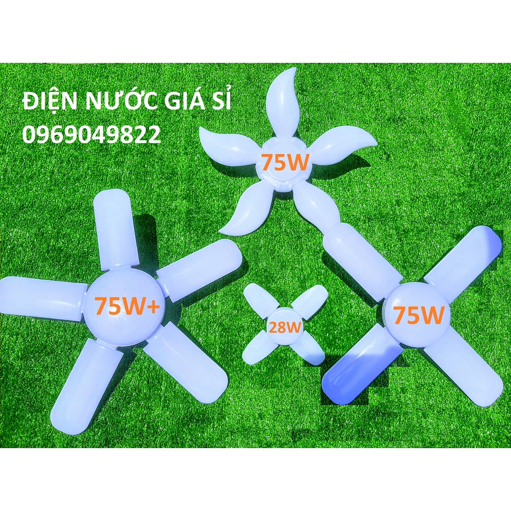 Bóng Đèn Led Hình Cánh Quạt Các Loại 28W 55W 75W 90W Siêu Sáng