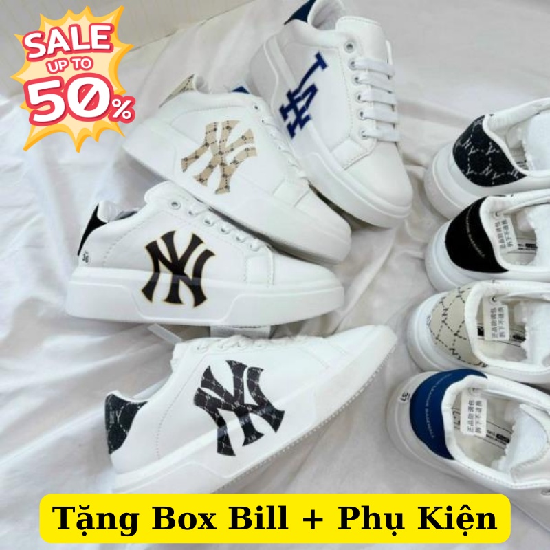 Giày MCQ NY Chữ Lồng Họa Tiết Mẫu Mới 2022, Giày Sneaker nam nữ hàng chuẩn form đẹp đế êm