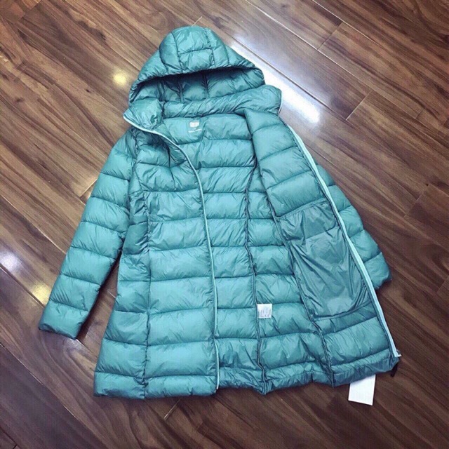 Áo phao size S màu xanh ngọc New tag