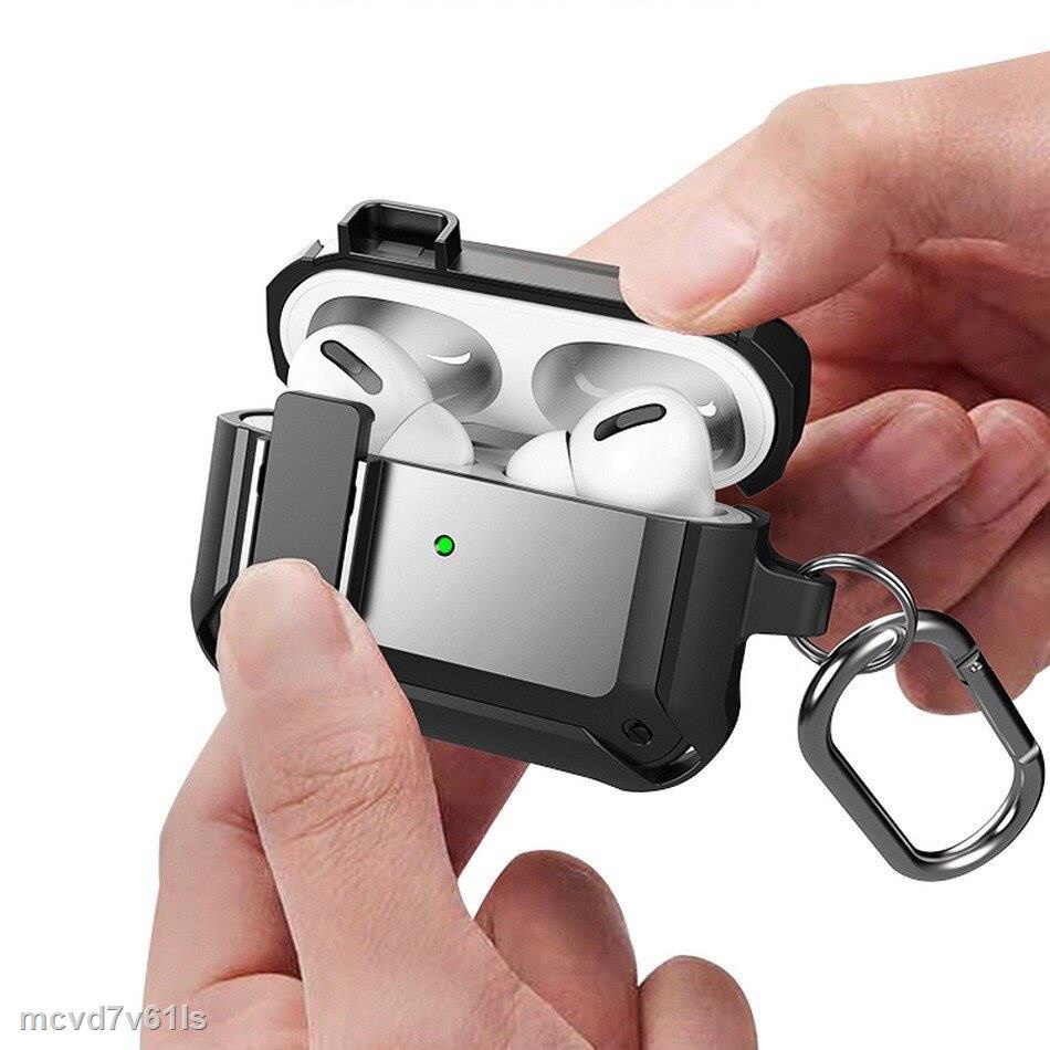 Sỉ số lượng lớn Vỏ bảo vệ hộp sạc tai nghe Airpods 3 2021 Pro 1 2 3 chống sốc kèm móc khóa