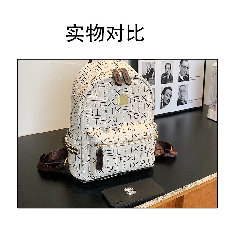 Balo JASMIN NOIR in chữ thiết kế đơn giản phong cách xinh xắn thời trang cho nữ