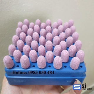 Mũi đá mài mini cán 3mm đầu đá tự chọn từ 4mm đến 12mm
