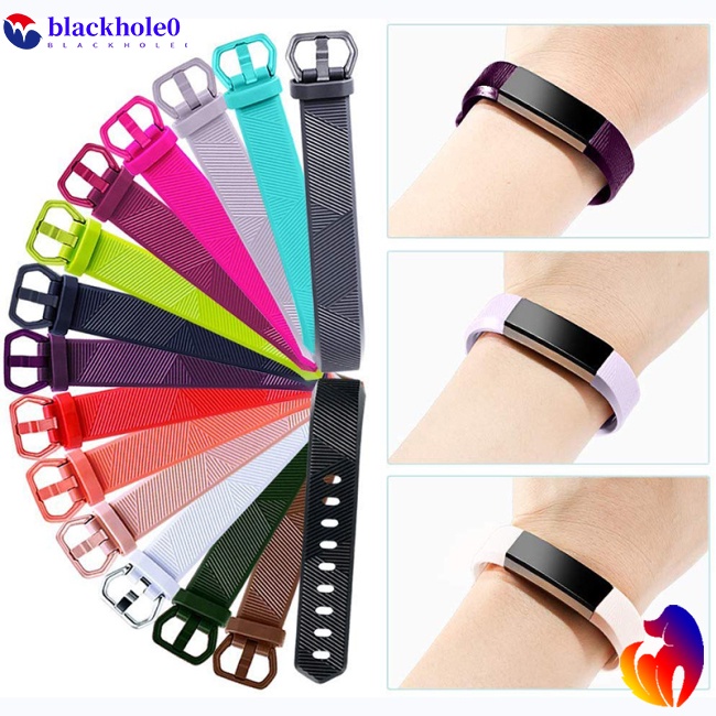 Dây đeo thay thế chất liệu silicon màu trơn cho Fitbit Alta Hr