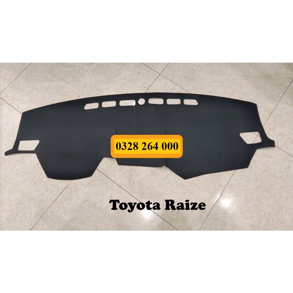 Thảm Taplo Da Carbon Cho Xe Toyota Raize 2021 2022