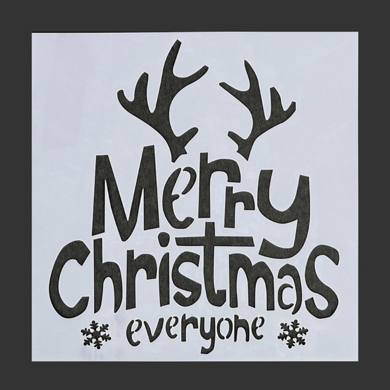 Bộ 6 Khuôn Trang Trí Bánh Kem Họa Tiết Giáng Sinh Bắt Mắt