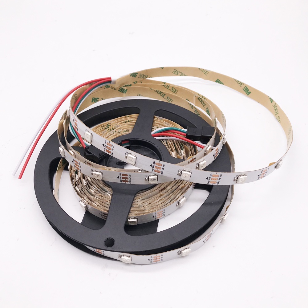 Dây đèn 5050 Rgb Ws2812B Led DC Ws2812 vi mạch Ip30 /5050/Dcv655 30 led/mét