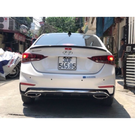 Đuôi gió xe Huyndai Accent 2018- 2020- 2021 loại liền cốp - Hàng mộc chưa sơn