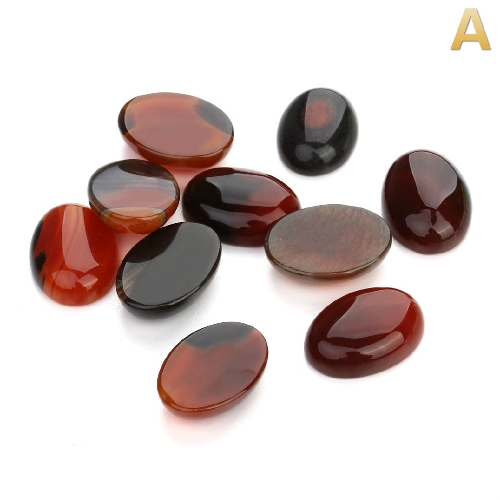 Gói 10 Viên Đá Pha Lê Hình Oval Dùng Làm Trang Sức