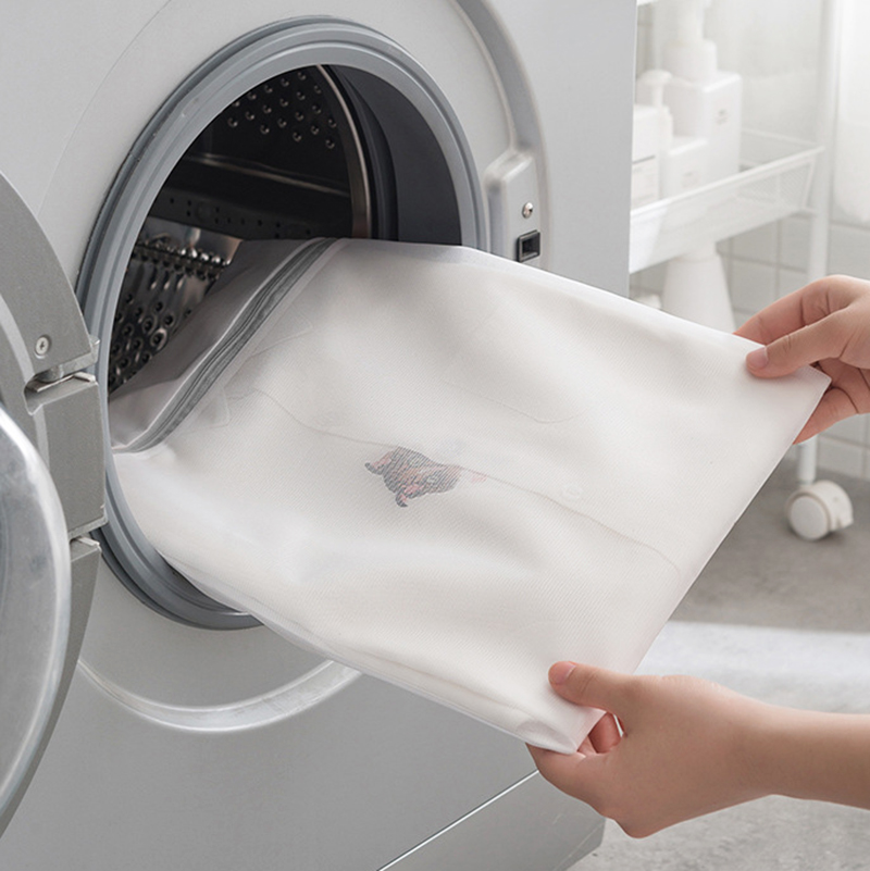 Túi Lưới Giặt Đồ Lót / Đồ Lót Bằng Polyester Có Khóa Kéo Có Thể Gấp Gọn