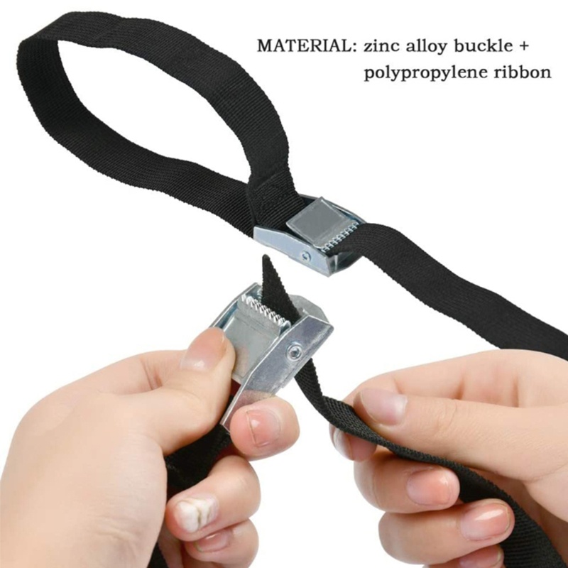 Set 10 Dây Đai Buộc Hành Lý Bằng Kim Loại Có Thể Tái Sử Dụng