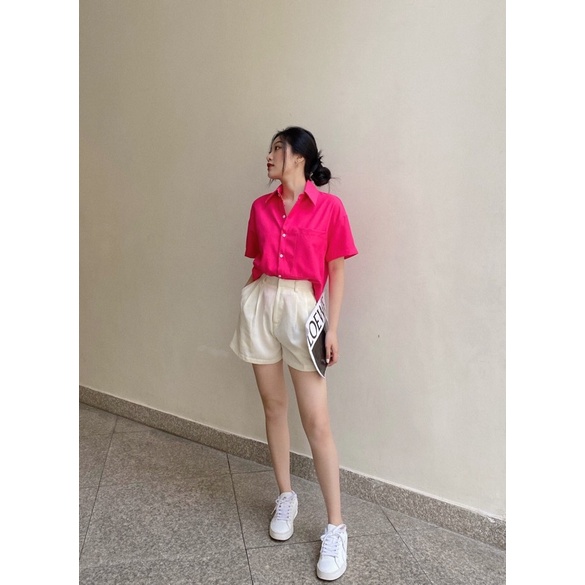 SISTERSISTER - Áo sơ mi ngắn tay Selena