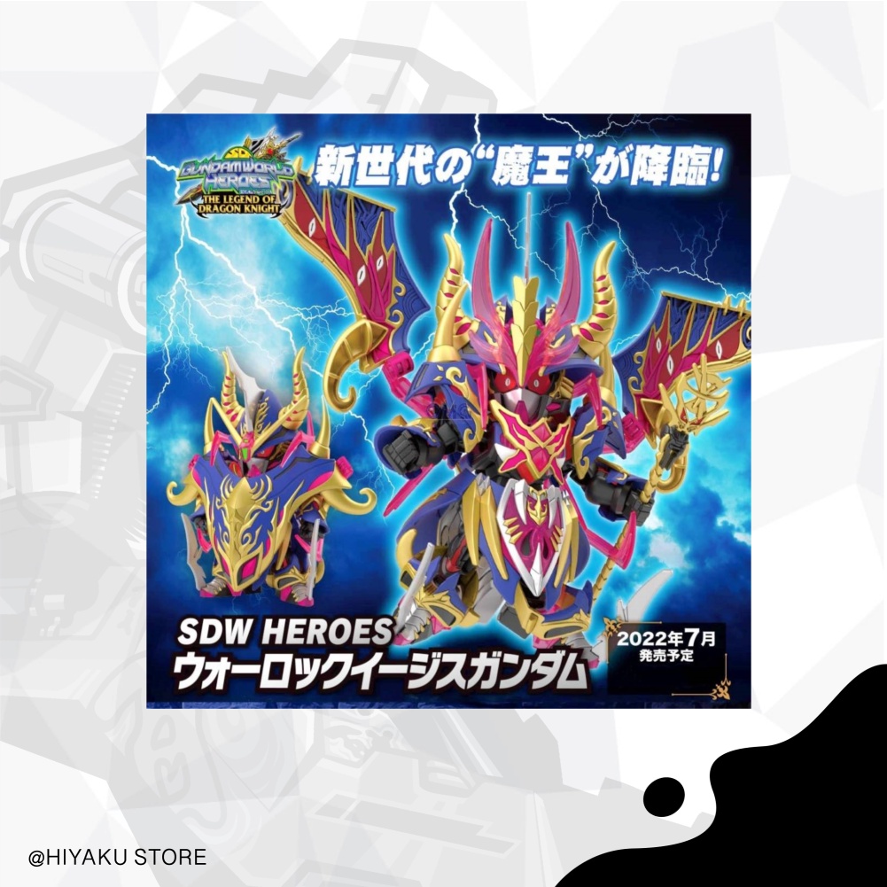 Mô Hình Lắp Ráp Gundam SD World Heroes Warlock Aegis SDW SDWH