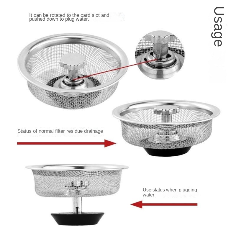 Lưới Lọc Bồn Rửa Chén Bằng Thép Không Gỉ