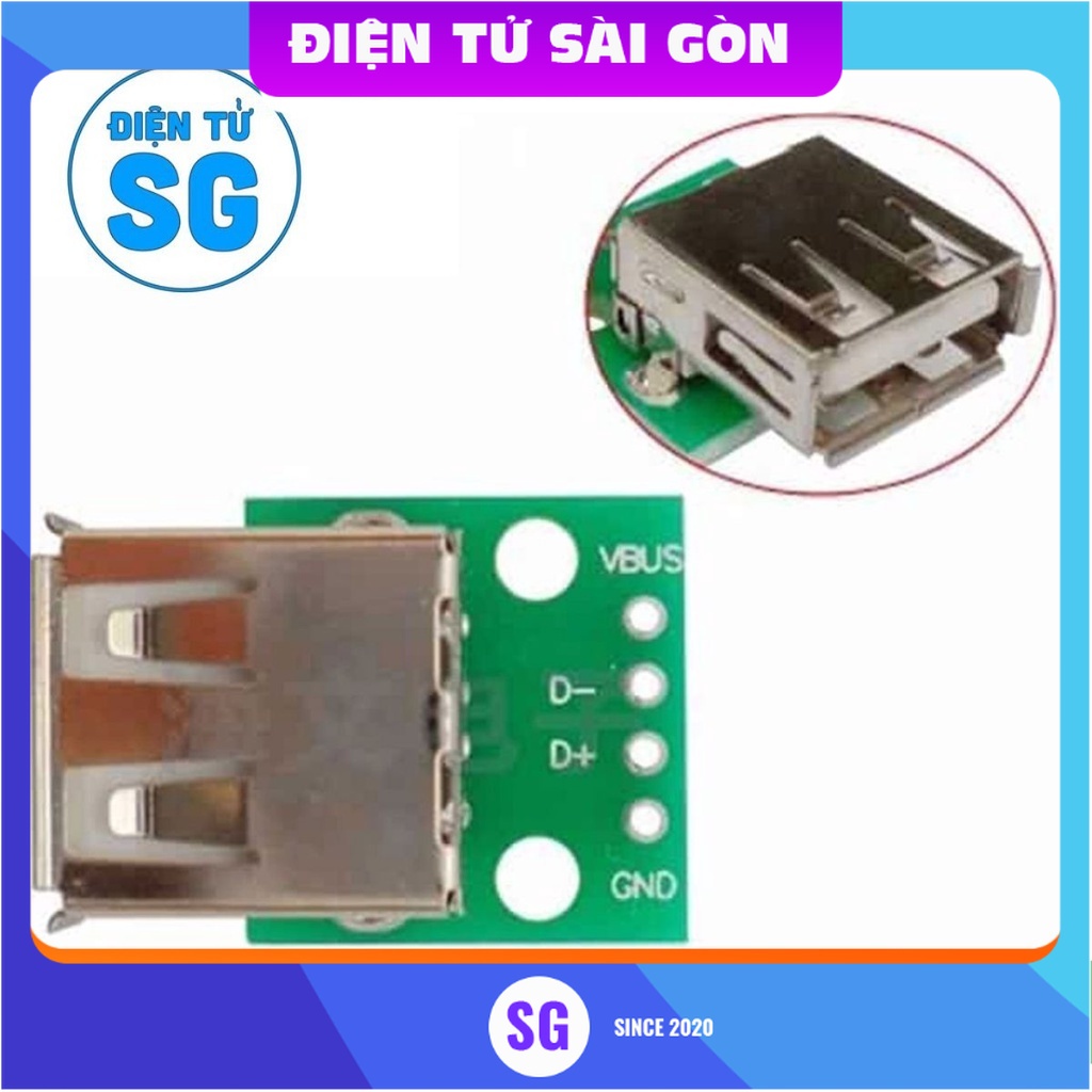 Đế ra chân Micro USB đầu cái / USB cái / USB đực