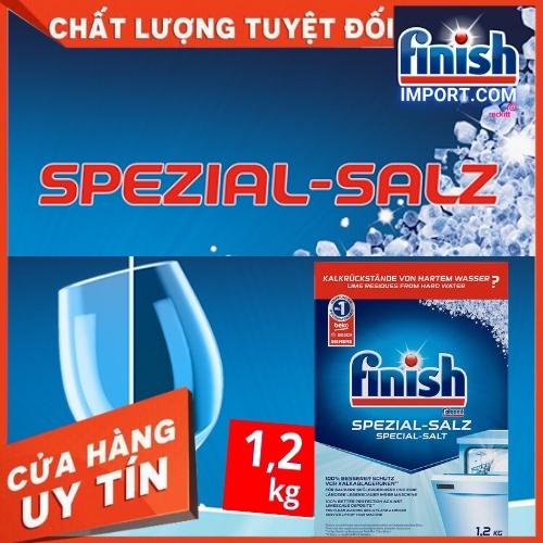 [CHÍNH HÃNG] Hộp 1,2kg muối rửa chén Finish (Special Salt) - (Hỗ trợ cho chức năng diệt khuẩn bộ lọc)