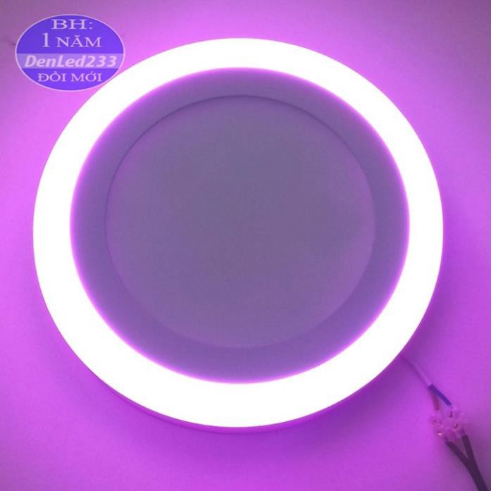 ĐÈN ỐP NỔI MÂM LED TRÒN, VUÔNG VIỀN MÀU 18W-24W.( BH 24 tháng đổi trả 1 tháng đầu  sử dụng nếu lỗi )