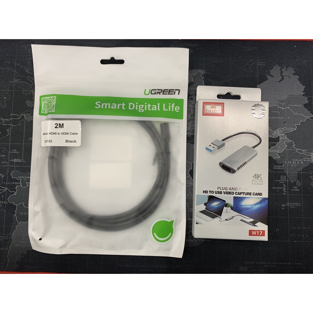 Bộ Thiết Bị Biến Máy Ảnh Thành Webcam Chất Lượng Cao Earldom W17 - Hàng Chính Hãng