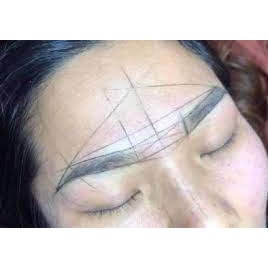 cung đo lông mày phun xăm siêu nhanh